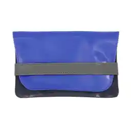 کیف آرایشی آبی طوسی روژا