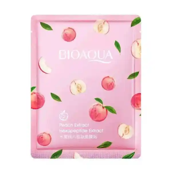 ماسک صورت ورقه ای بیوآکوا Bioaqua حاوی عصاره هلو 25 گرم