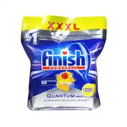 قرص ماشین ظرفشویی فینیش مدل Quantum Max Leamon بسته 60 عددی قرص ماشین ظرفشویی فینیش مدل Quantum Max Leamon بسته 60 عددی