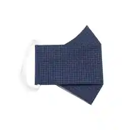 ماسک پارچهای چهارلایه طرح چهارخانه سرمهای آپامه