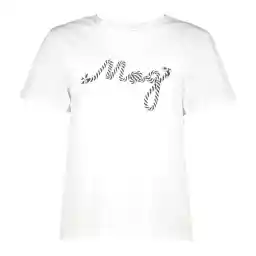 تی شرت نخی یقه گرد زنانه - مانگو