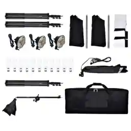 کیت سه شاخه هولدر 5 لامپ سرامیکی Diamond Continuous Lighting 5 Lamps