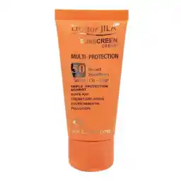 ضد آفتاب رنگی مولتی پروتکشن SPF50 دکتر ژیلا