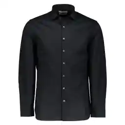 پیراهن نخی آستین بلند مردانه - مانگو