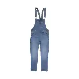 شلوار پیش بندی جین دخترانه - مانگو