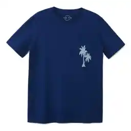 تی شرت نخی یقه گرد مردانه - مانگو