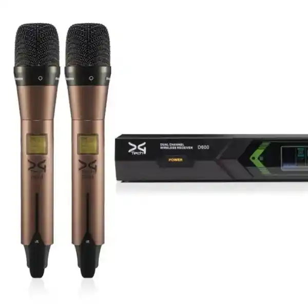 میکروفون بی سیم دو دستی دیجی تک DG Tech D6044 Microphone