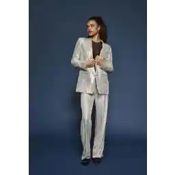 فقط ONLFRANSA HW SEQUIN STRAIGHT PNT TLR Dames Broeken - Maat W36 X L32