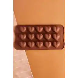 Genel Markalar Silikon Çikolata Kalıbı Buzluk Kalp Buz Kalıbı Pratik 21x10 Cm