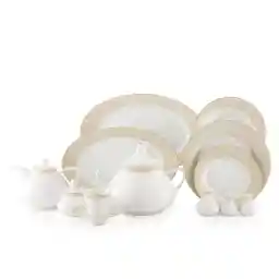 سرویس غذاخوری 108 پارچه چینی زرین ایران مدل شهرزاد آناهید درجه عالی