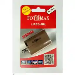 باتری دوربین Fotomax LP_E6NH USB Battery