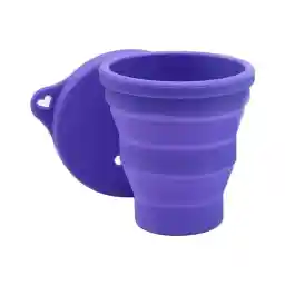 لیوان ضدعفونی کننده کاپ قاعدگی بنفش منفذ دار لیوا