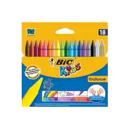 Bic Kids Plastidecor 18'li Silinebilir Mum Pastel Boya / 8297714