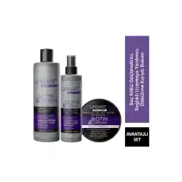 ست 3 تایی ضد ریزش مو بیوتین و کافئین متخصص مراقبت شهری - ترویج رشد سالم - وگان