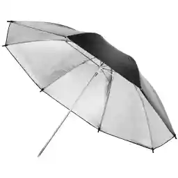 چتر نقره ای بازتابی دو لایه - به همراه ملایم کننده دریم لایت Dream Light Umbrella 90 cm/silver