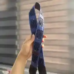 بند دوربين ترنگ بنفش طرح Torang neck strap photographer