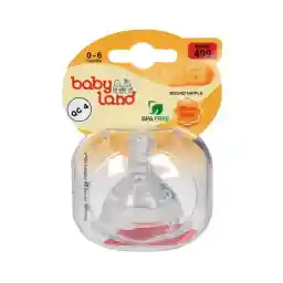 سرشیشه دهانه عریض فندقی قاب کریستالی سایز 1 (0 تا 6 ماه) بیبی لند