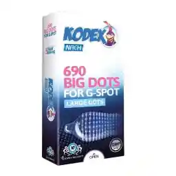 کاندوم 10عددی Big Dots کدکس