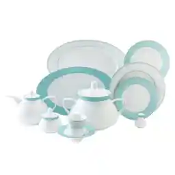 سرویس غذاخوری 108 پارچه 12 نفر چینی زرین ایران مدل شهرزاد ژانتی درجه یک