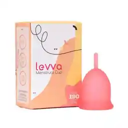 کاپ قاعدگی سایز متوسط صورتی لیوا