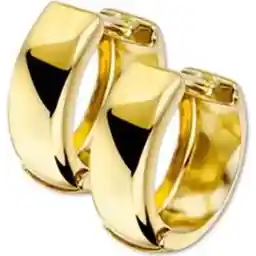 Marie Celeste klapoorringen 5 mm vlak - 13 mm - Goud