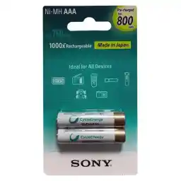 باتری نیم قلمی شارژی سونی Sony AAA 800mah Battery