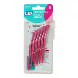براش بین دندانی نرم مدل Angle بسته 6 عددی سایز 0 صورتی ته په