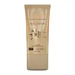 ضد آفتاب کرم‌ پودری بژ ابریشمی مکی‌ سان SPF50 NW15 سان سیف