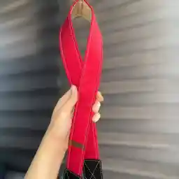 بند دوربین ترنگ مدل تک رنگ قرمز Torang camera neck strap