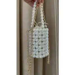 کیف مرواریدی سامسا کیسه سیلندر کیف مهره ای کیف دست ساز