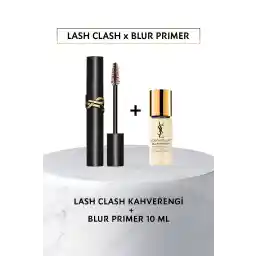 Yves Saint Laurent Lash Clash Kahverengi Maskara & Mini Blur Primer Makyaj Seti 7829999999102