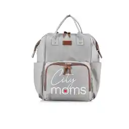 Kanz Sırt Çantası Citymoms Lite Bebek Bakım Çantası Gri Tekstil Gri