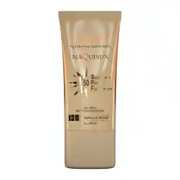 ضد آفتاب کرم پودری بژ وانیلی مکی سان SPF50 N15 سان سیف