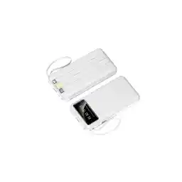 NEUTRON 20000 Mah 2.1a Hızlı Dahili Çoklu Kablolu Taşınabilir Powerbank -beyaz - Ntl-pb-23n4