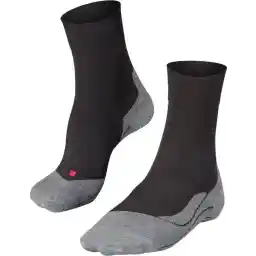 FALKE RU4 Hardloopsokken anti blaren, gemiddelde padding katoen sportsokken dames zwart - Maat 41-42