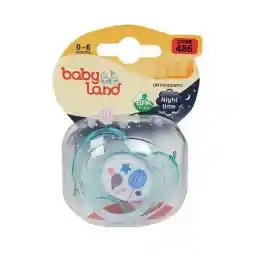 پستانک النا شب تاب ارتودنسی طرح بادکنک سایز 1 (0 تا 6 ماه) بیبی لند