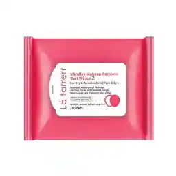 دستمال مرطوب آرایش پاک کن پوست‌ خشک و حساس لافارر