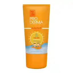 ضد آفتاب مخصوص کودکان فاقد جاذبههای شیمیایی SPF35 پرودرما