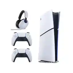 کنسول بازی پلی استیشن 5 اسلیم دیجیتال یک ترابایت+دسته اضافی +هدست Sony PlayStation 5 Slim Console 1TB Digital Edition with additional Controller and Headset کنسول بازی پلی استیشن 5 اسلیم دیجیتال یک ترابایت+دسته اضافی +هدست Sony PlayStation 5 Slim Console 1TB Digital Edition with additional Controller and Headset