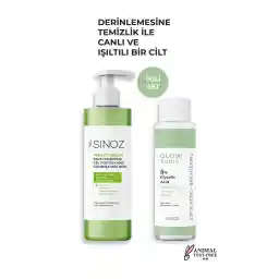 Sinoz Niacinamide Yüz Temizleme Jeli Ve Gözenek Sıkılaştırıcı Arındırıcı Glow Tonik 2'li Set
