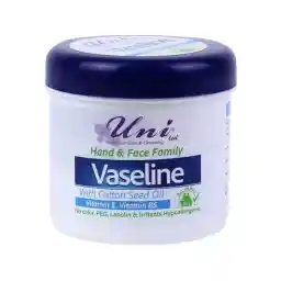 وازلین کاسه‌ای حاوی روغن پنبه دانه و ویتامین E یونی لد