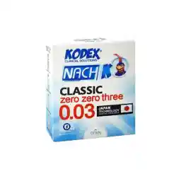 کاندوم کلاسیک 30 میکرون 3 عددی کدکس