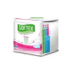 نوار بهداشتی بالدار فلاف نازک بزرگ 10 عددی سافتکس