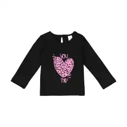 تی شرت نوزادی دخترانه ال سی وایکیکی مدل 1S72992Z1-CVL-NEWBLACK