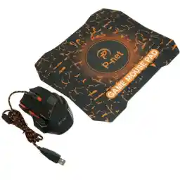 ماوس گیمینگ به همراه ماوس پد پی نت P-net GM Gaming Mouse