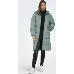فقط Jas Onlnewamanda Long Puffer Coat Cc Ot 15304786 Blue Surf Dames Maat - S