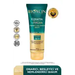 نرم کننده بایوکسین کراتین آرگان ترمیم کننده 250 میلی لیتر موهای آسیب دیده و آسیب دیده
