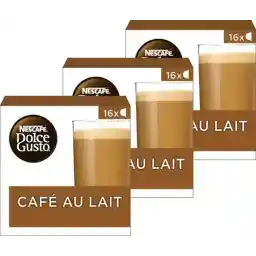 Nescafé Dolce Gusto - کپسول - Cafe au Lait - 48 فنجان قهوه - مناسب برای 24 فنجان قهوه