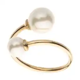 انگشتر طلا 18 عیار زنانه مایا ماهک مدل مروارید نشان SR0555 سایز 55