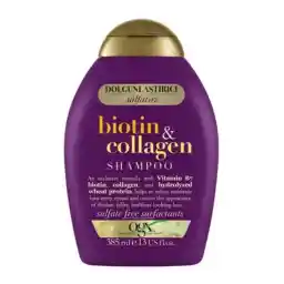 شامپو تقویت کننده مو او جی ایکس Ogx حاوی بیوتین و کلاژن 385ml